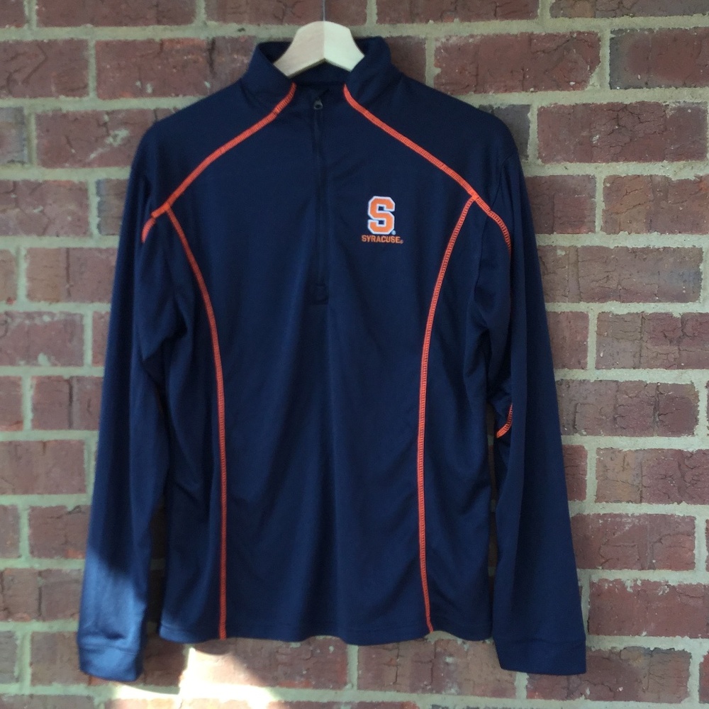 Price Drop! Oscar Sports Syracuse Univ Unisex 1/4 Zip Pullover Sweat Jacket NWOT